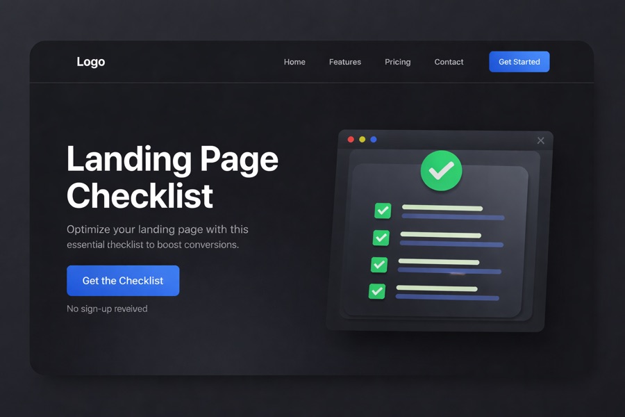 Landing page checklist